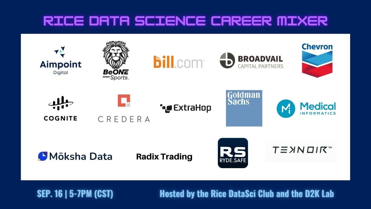 Rice Data Science Career Mixer 2021