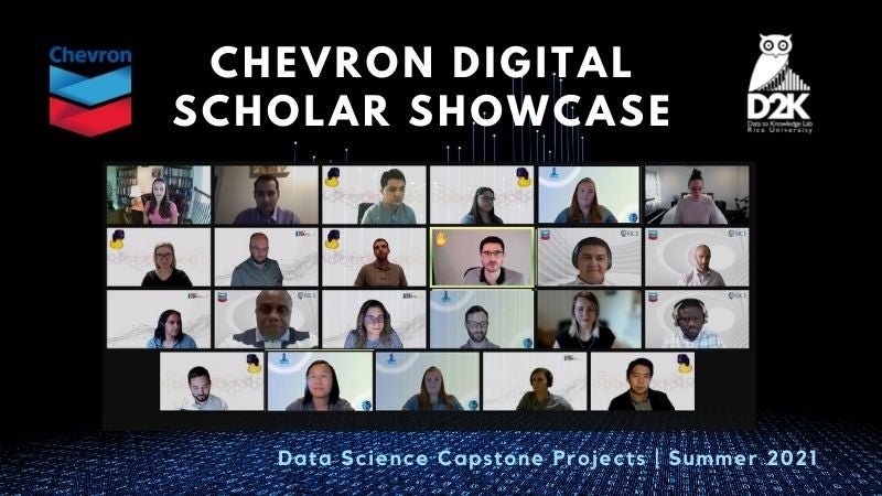 Chevron Digital Scholar Capstone Showcase - Rice University
